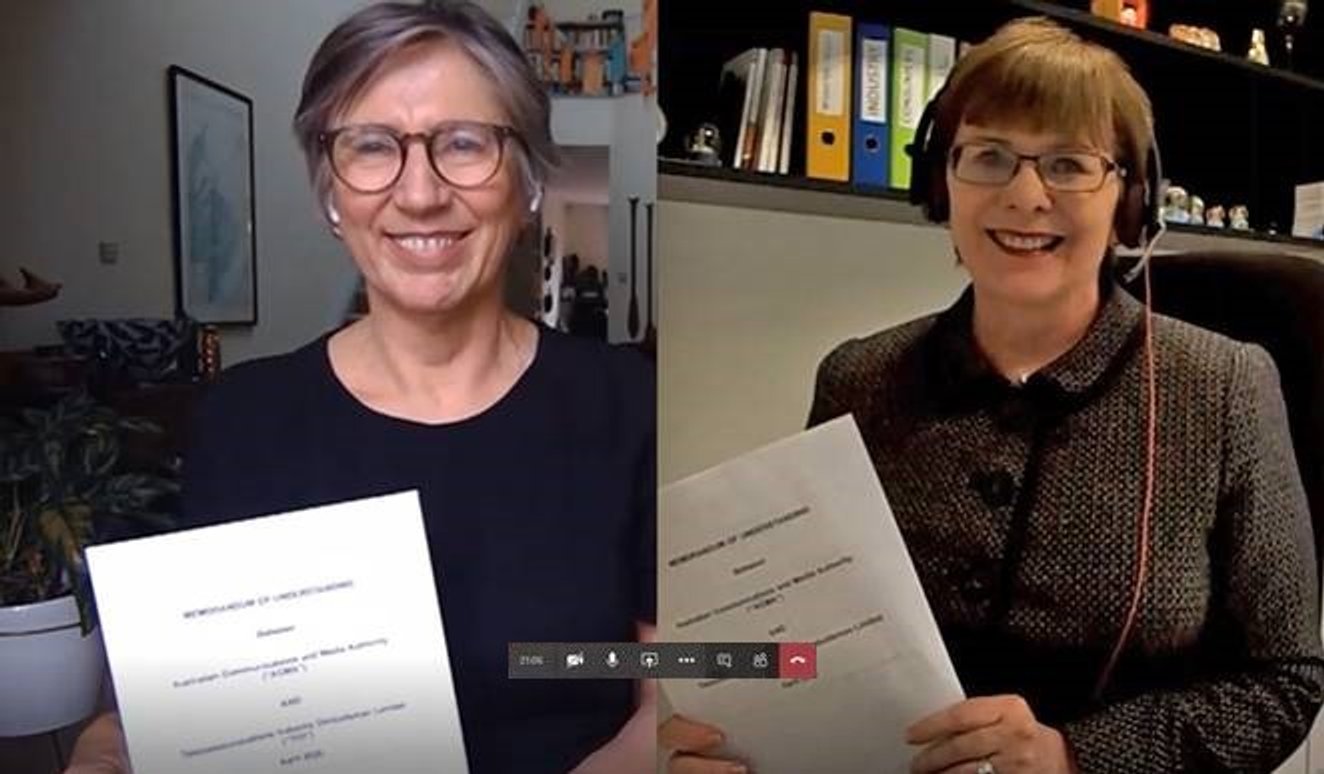 Nerida O'Loughlin and Judi Jones