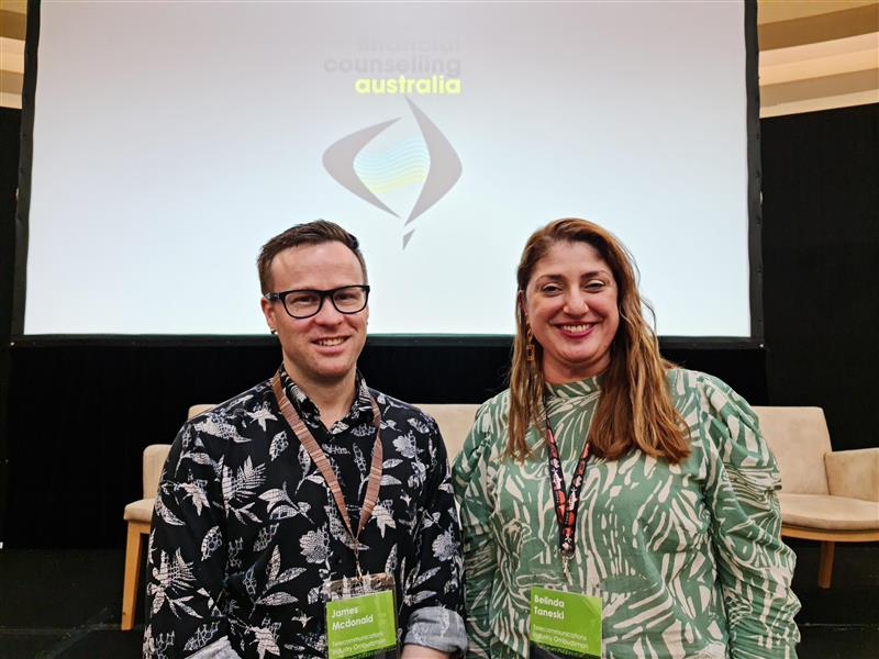 Assistant Ombudsman James McDonald and Assistant Ombudsman Belinda Taneski