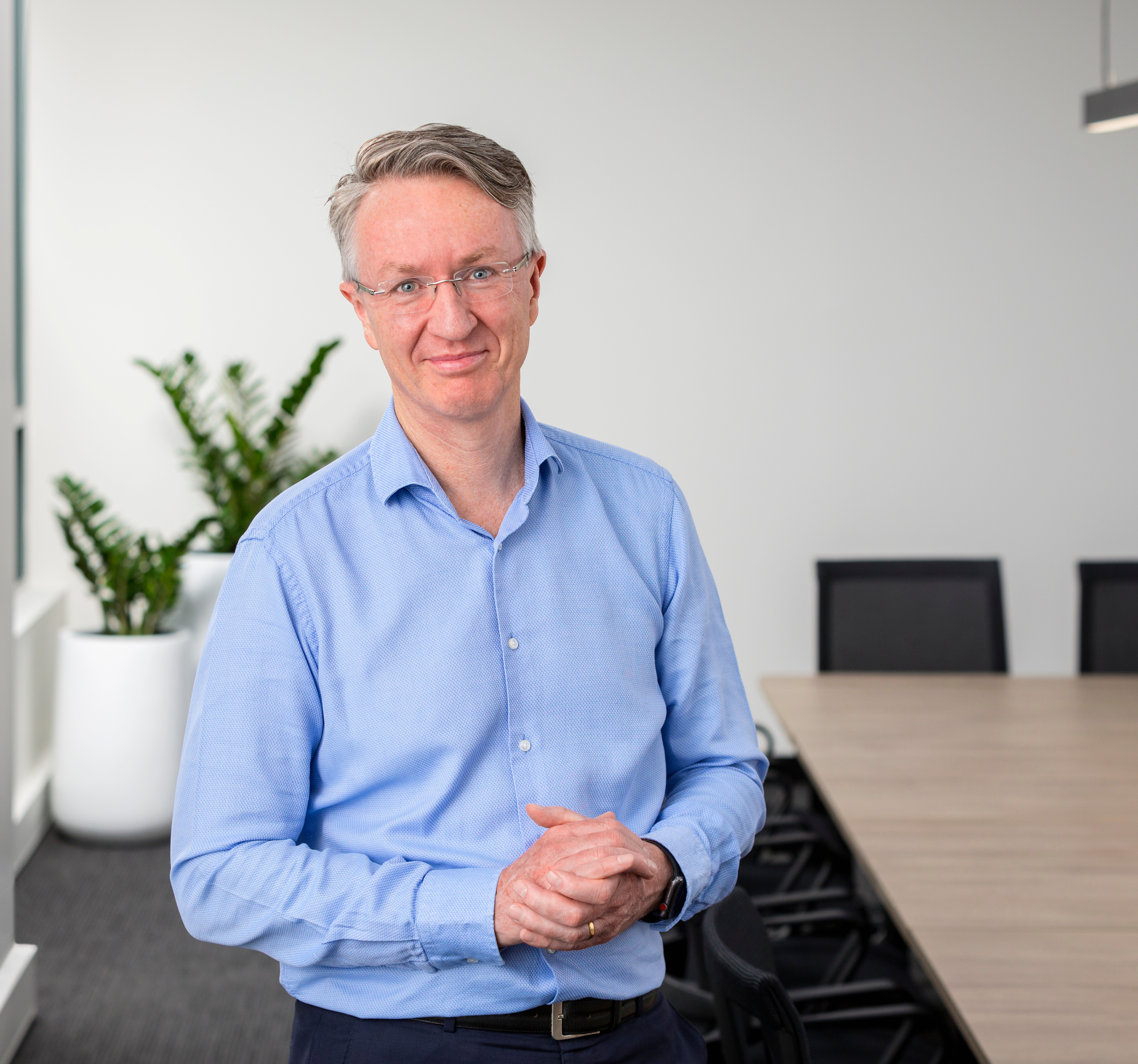 Photo of Glen Noonan in an office